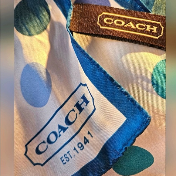 Coach Polka Dot Scarf - Picture 4 of 4